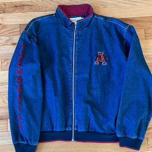 Arkansas Razorbacks Denim Bomber Jacket